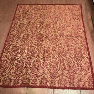 Vintage Damask throw